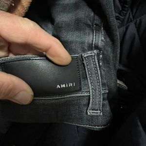 Amiri black denim jeans. Size 32